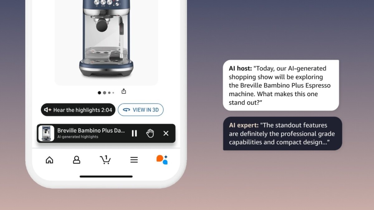Amazon Revoluciona Páginas de Produtos com IA Conversacional em Áudio