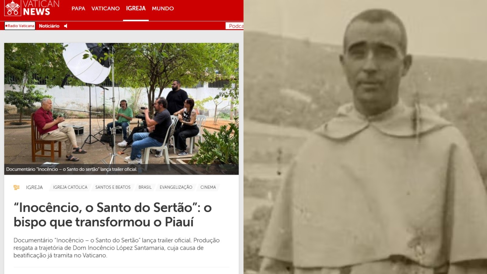 Legado do 'Santo do Sertão' do Piauí Ganha Destaque no Vaticano: Análise do Impacto Regional