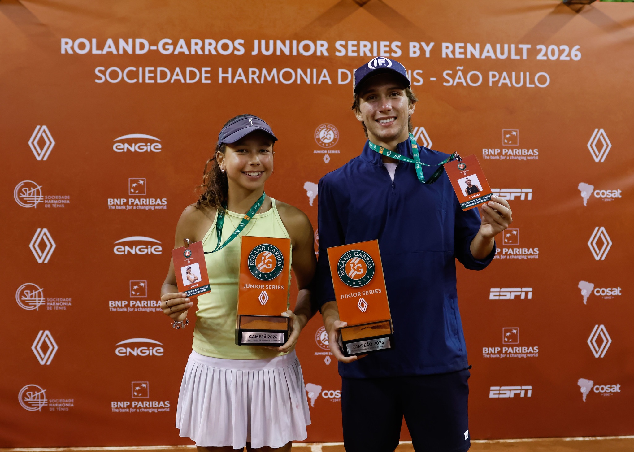 A Consagração de Talentos: O Significado da Vitória de Gomes e Storck no Roland Garros Junior Series para o Tênis Nacional
