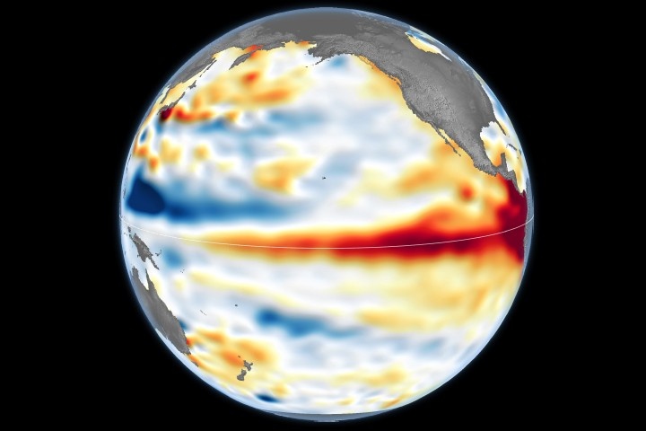 El Niño de 2026 se Intensifica: O Que Revelam os Dados de Satélite da NASA