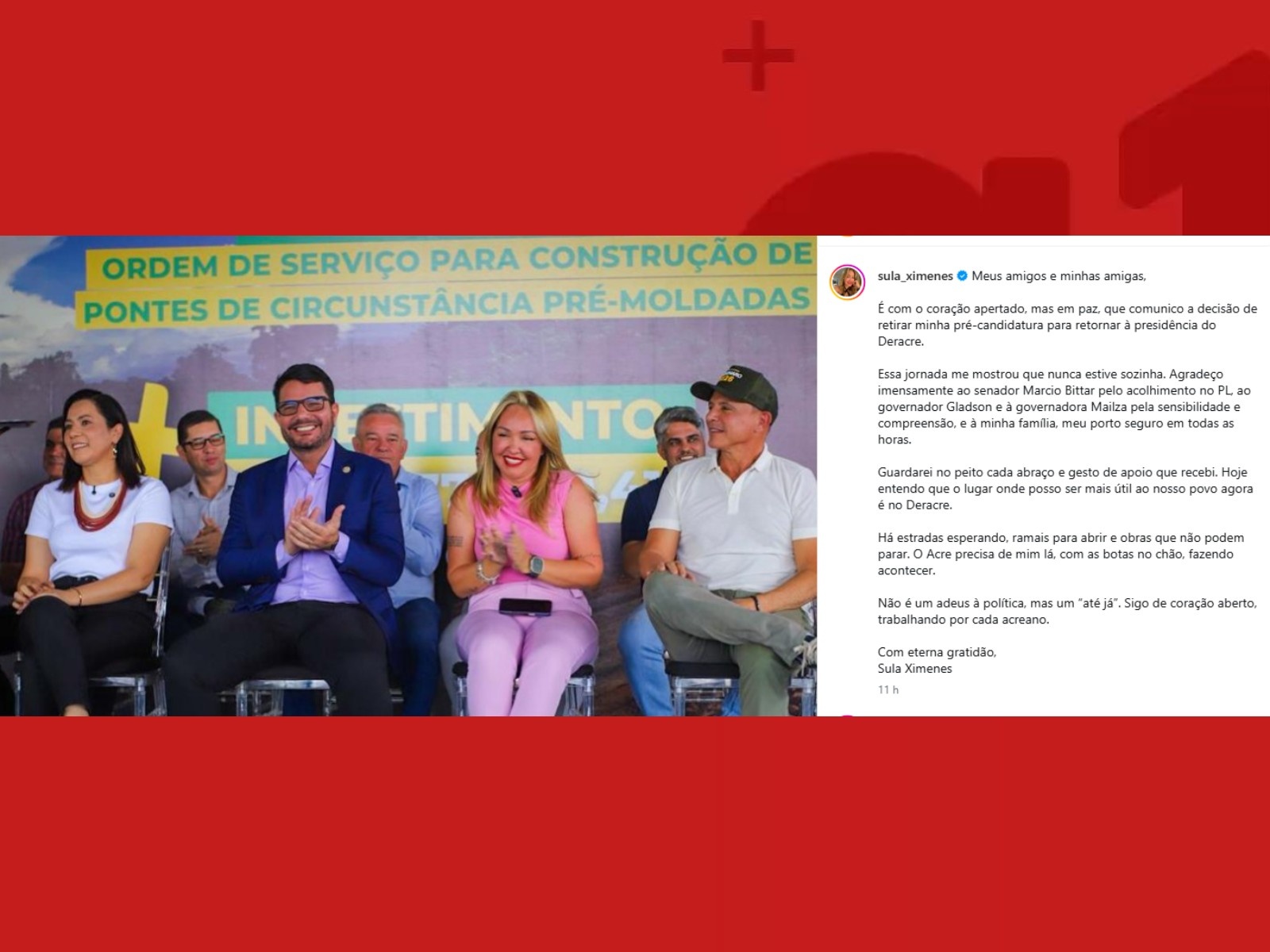 A Reconfiguração Política e Administrativa no Acre: O Retorno de Sula Ximenes ao Deracre