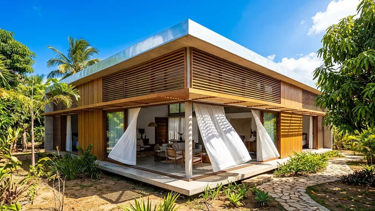 Conforto Térmico: Casas Se Resfriam Sozinhas Mesmo Acima de 40°C