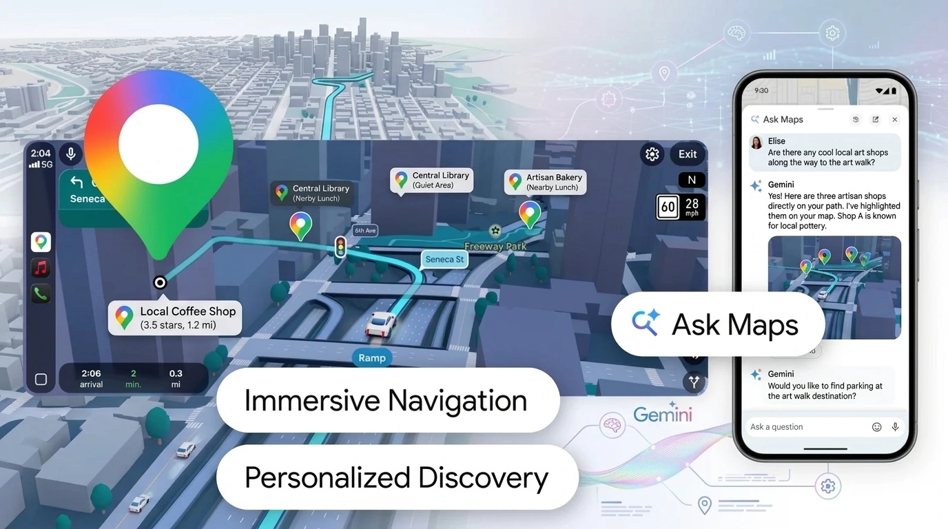 Google Maps com Gemini: A Consolidação de Plataforma que Redefine o Cenário dos Negócios Digitais