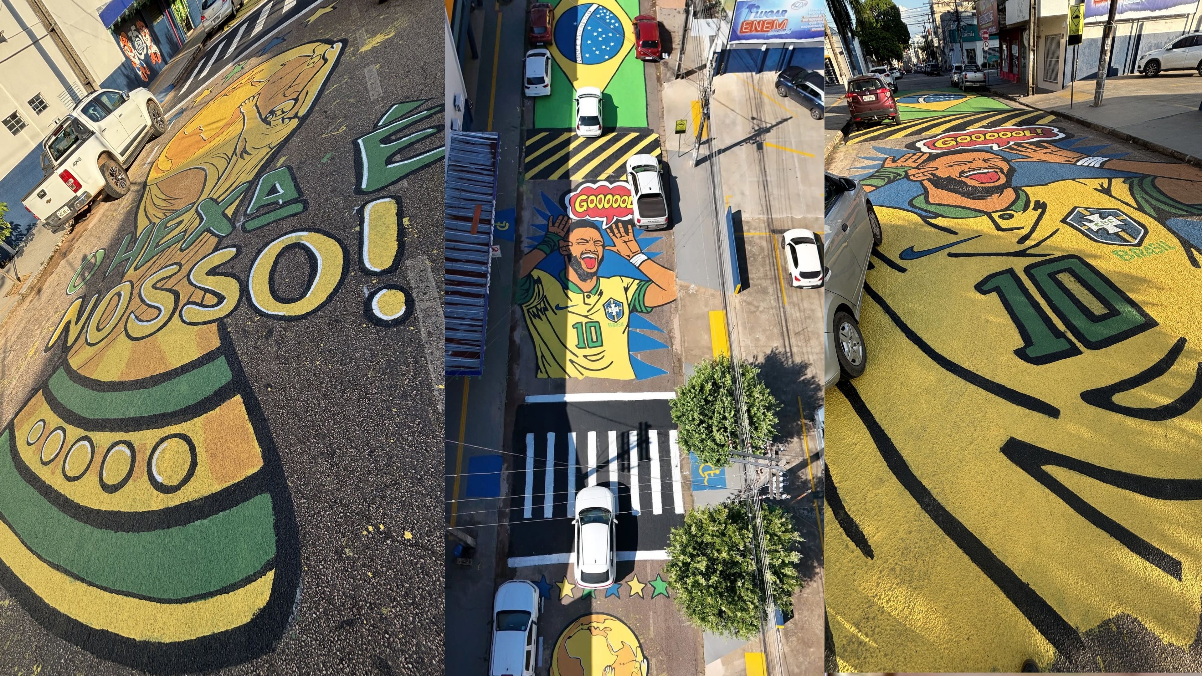 Mural Gigante em Porto Velho: Resgate da Tradição da Copa Une Comunidade com Inovação Tecnológica