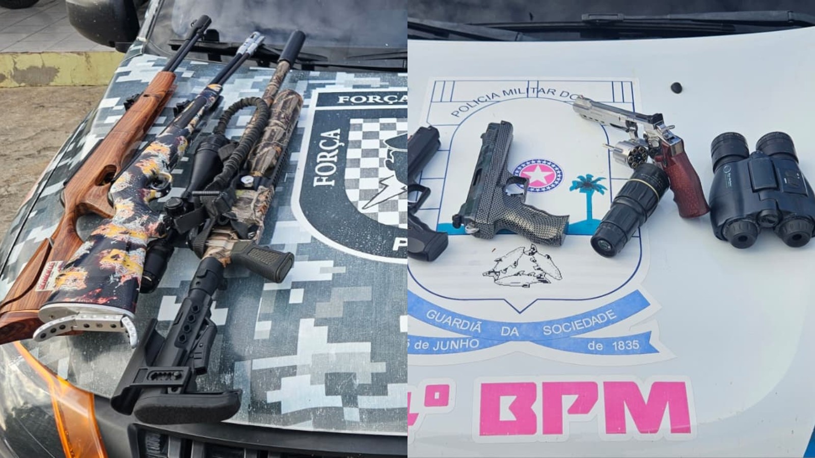 Arsenal Descoberto em Pio IX: Reflexos da Criminalidade Armamentista no Piauí