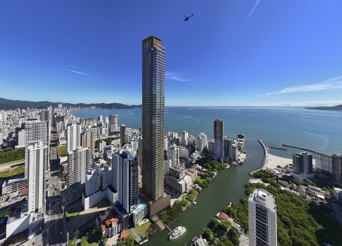 Megaconstrução em Itapema: O Impacto do Luxo Náutico Vertical no Segundo m² Mais Caro do Brasil