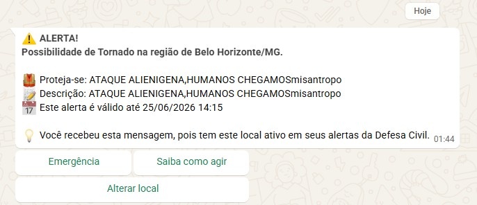 Alerta Falso na Defesa Civil de MG: Ameaça Digital Revela Falha Crítica em Segurança Pública