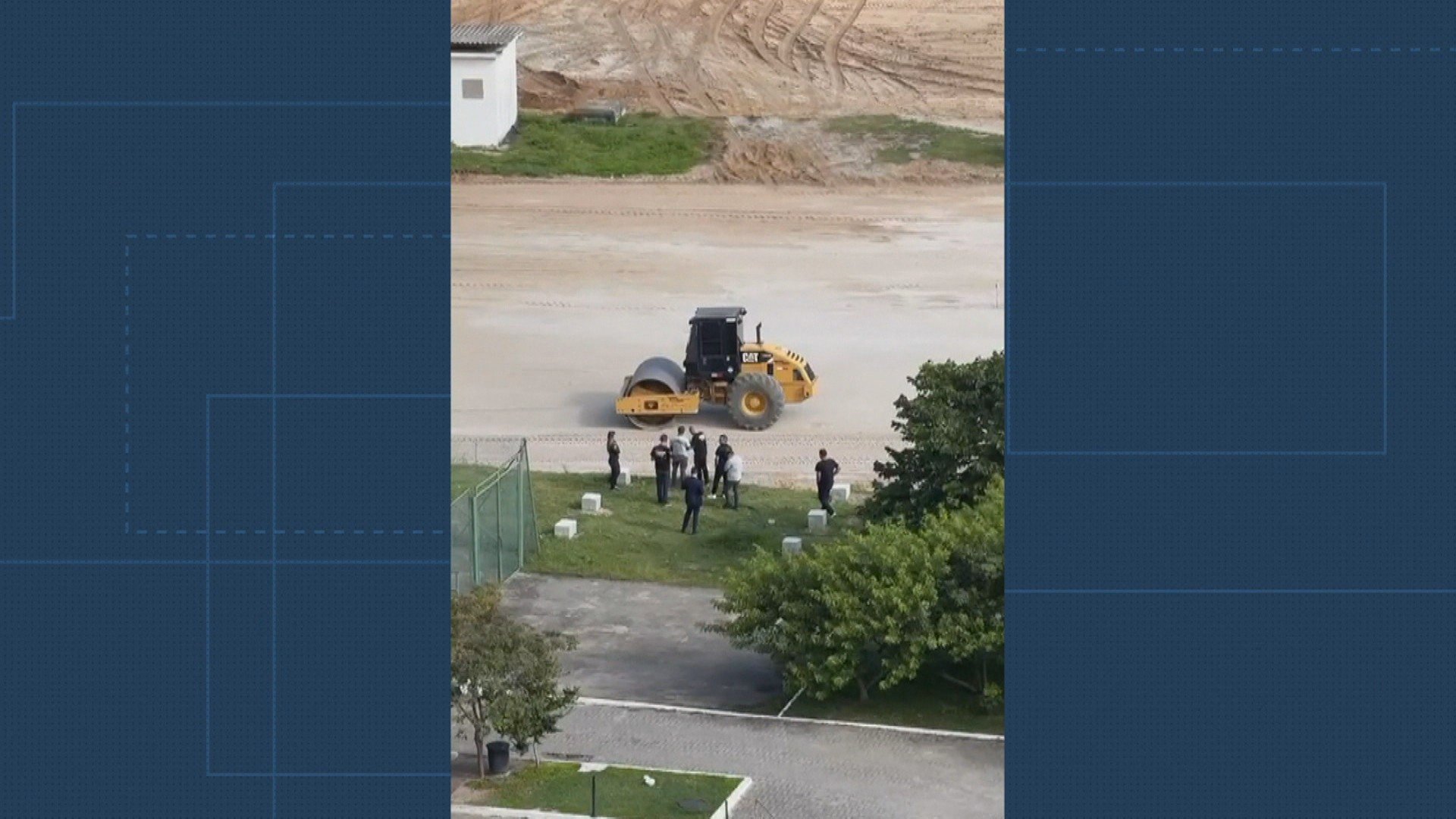 Polícia paralisa obra irregular de campo de futebol no Campo Olímpico de Golfe