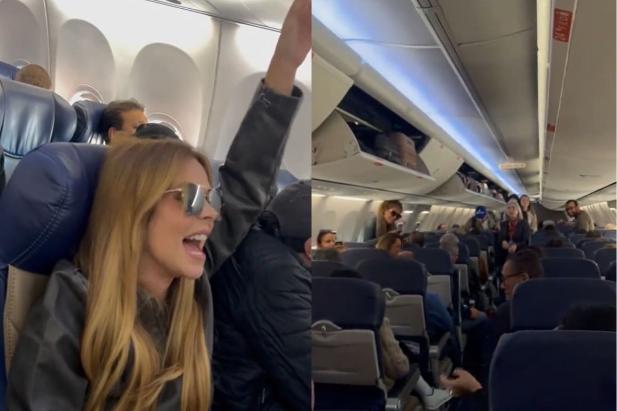 Revelação no sertanejo Mari Fagundes anima voo ao cantar o hit 'Peão Todo Tatuado'