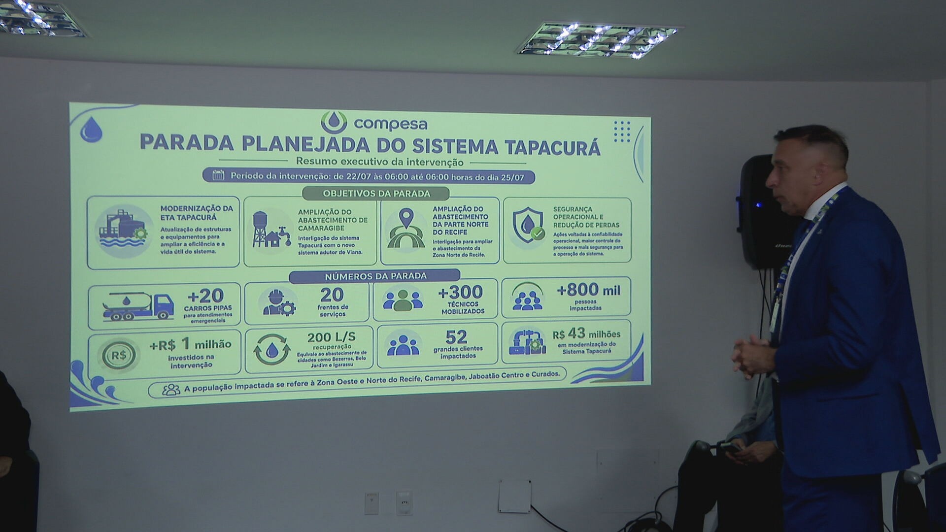 Parada Estratégica no Sistema Tapacurá: Os Desafios Ocultos da Segurança Hídrica no Grande Recife
